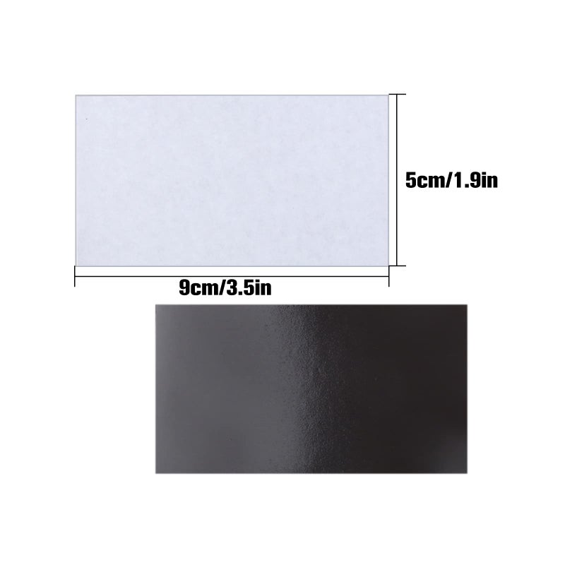 Saganizer 100 Pack 2 x 3.5 inch Business Card Magnets Peel and Stick Adhesive Magnetic Backings Magnet Strong Magnet Blanks Sheets Printable Magnetic Sheet for Dies Storage - Image 2